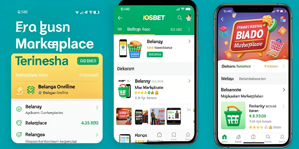 Tampilan antarmuka pengguna IOSBET yang memudahkan navigasi dalam berbelanja.