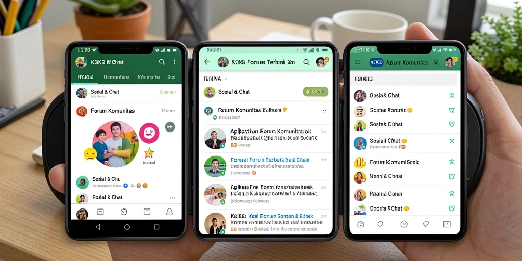 Antarmuka K3K3 yang interaktif dan menarik untuk Forum Komunitas.