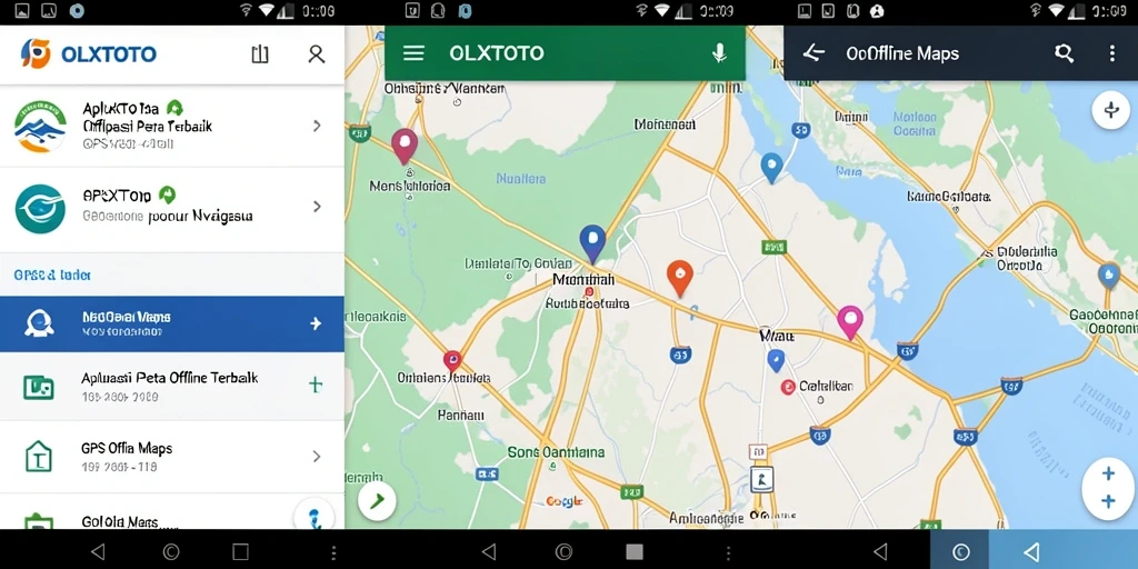 Antarmuka pengguna OLXTOTO menunjukkan peta offline yang jelas dan navigasi yang intuitif.