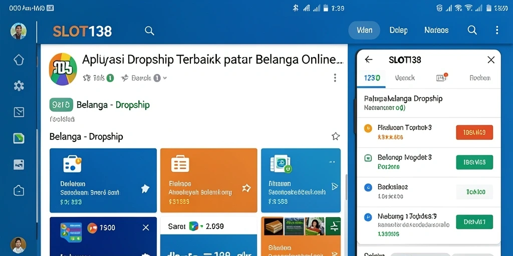 Tampilan antarmuka SLOT138 yang user-friendly untuk pengalaman dropship yang optimal.