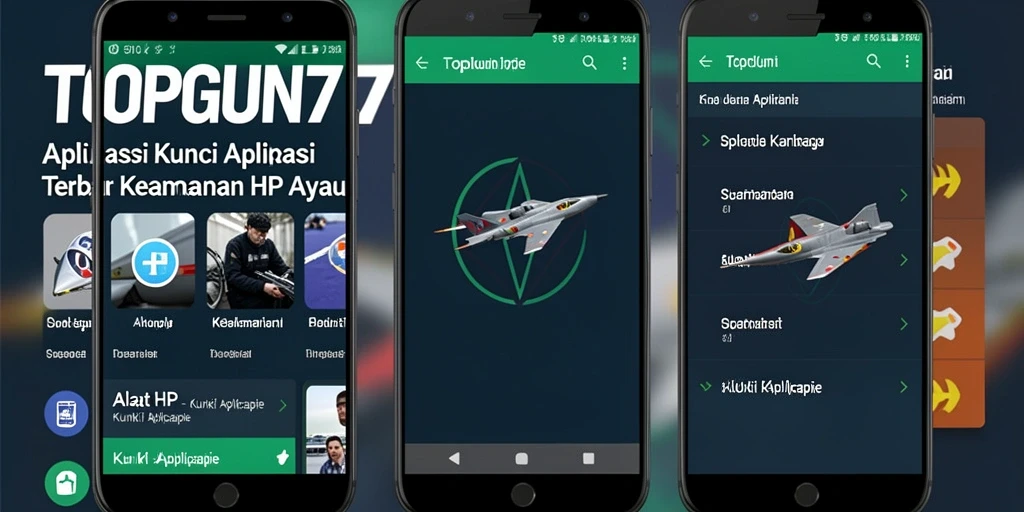 Tampilan antarmuka utama aplikasi Kunci Aplikasi TOPGUN77 yang user-friendly.