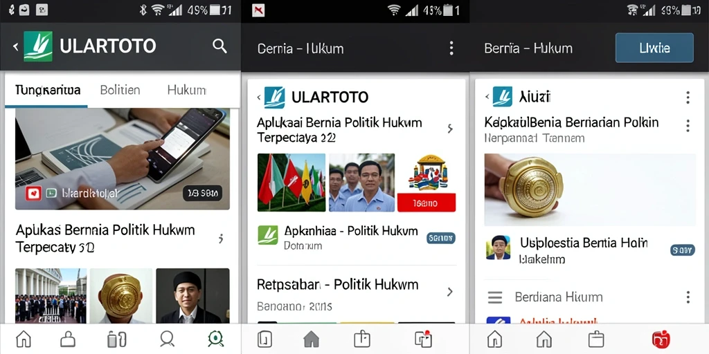 Antarmuka ULARTOTO menampilkan berita politik dan hukum terkini dan terpercaya.