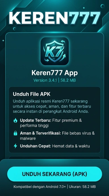 Unduh dan Instal APK keren777 untuk Android Anda